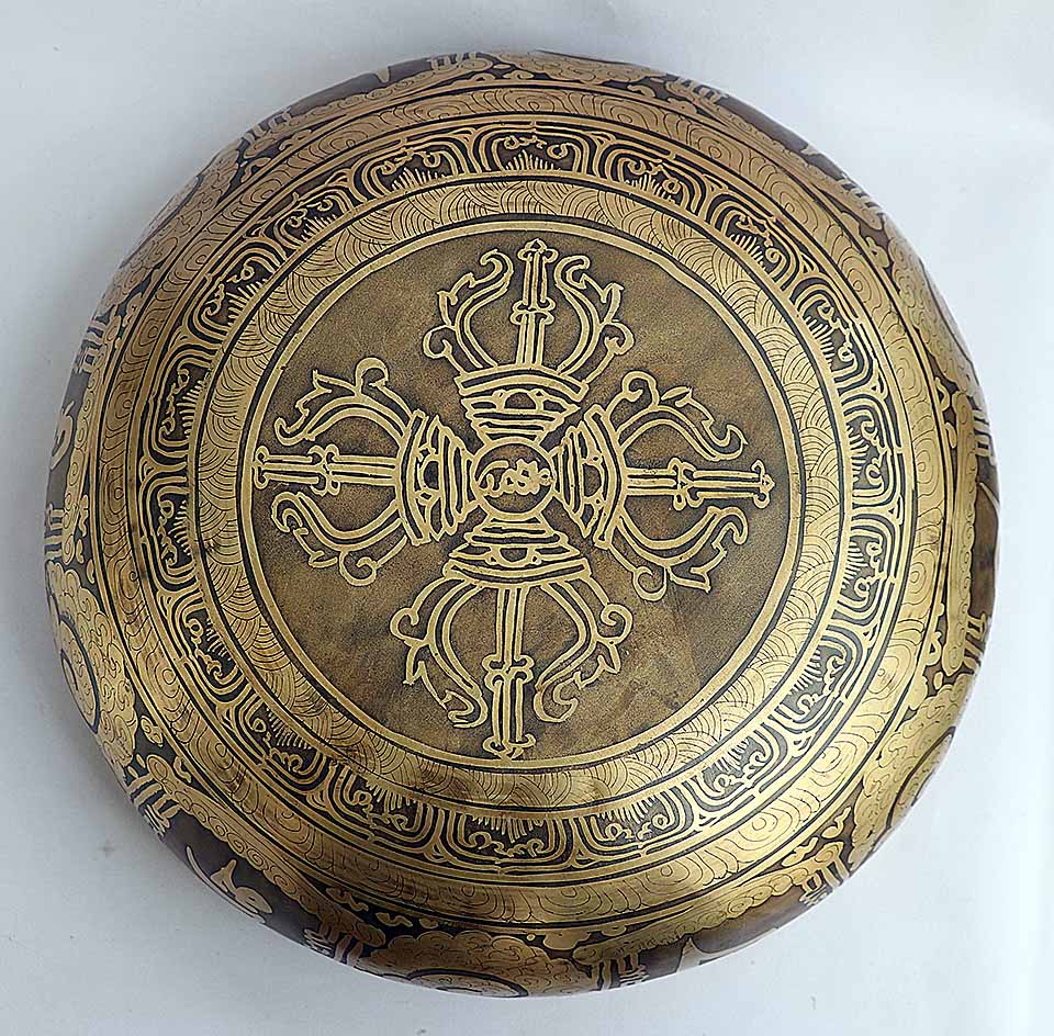 Handmade Jambati Fine Carving Bowl